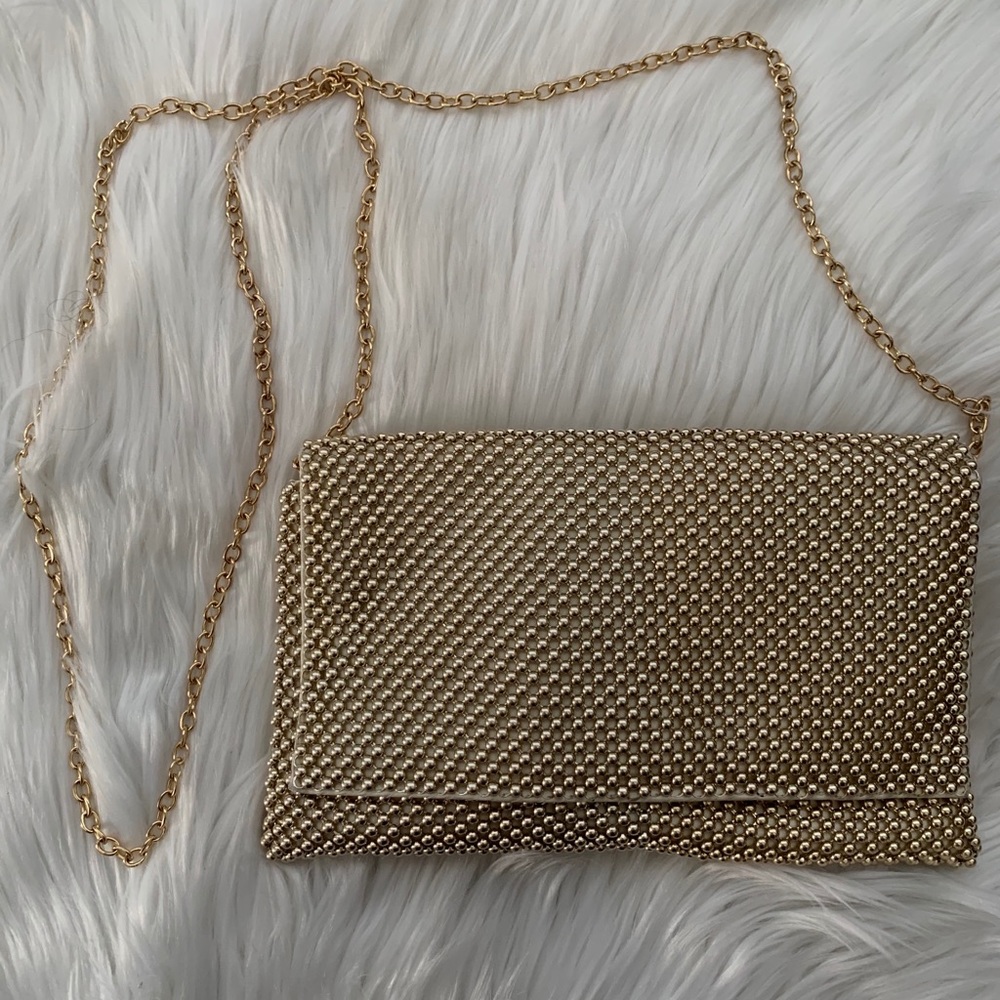 Gold Clutch (chain included) *USED ONCE